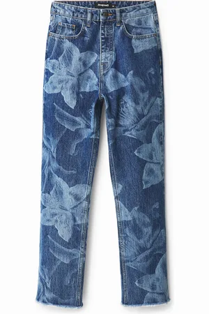 Desigual Jeans cropped dritti
