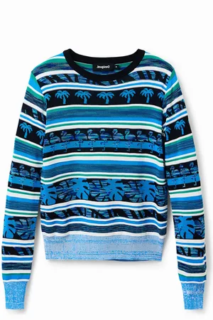 Desigual Maglia bordo tropicale