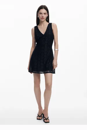 Desigual Abito in pizzo senza maniche