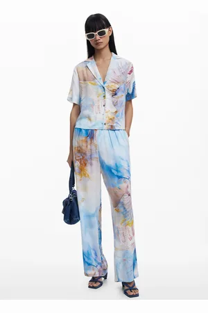 Desigual Pantaloni con conchiglie