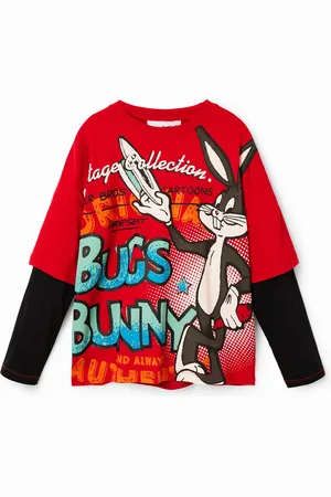Desigual Maglietta Bugs Bunny doppia manica