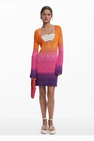 Desigual Vestito crochet Tie-Dye