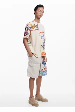 Desigual Bermuda cargo postales