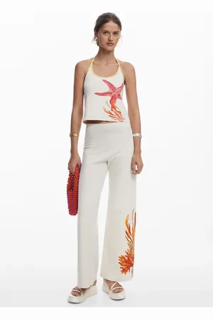 Desigual Pantaloni elastici con conchiglie