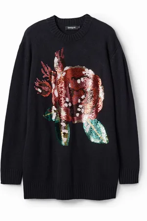 Desigual Maglione oversize paillettes M. Christian Lacroix