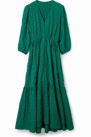 Desigual Abito lungo texture