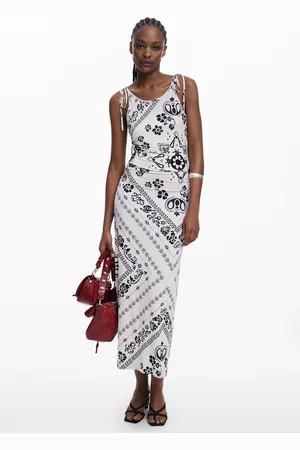 Desigual Vestito a bretelle bandana