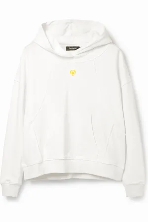 Desigual Felpa cappuccio applicato