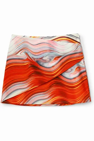 Desigual Minigonna incrociata onde
