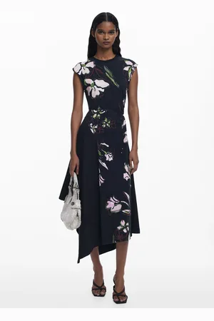Desigual Abito asimmetrico a fiori