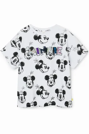 Desigual Maglietta paillettes reversibili Minnie Mouse