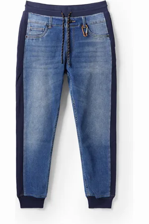 Desigual Pantaloni jogger jeans ibridi