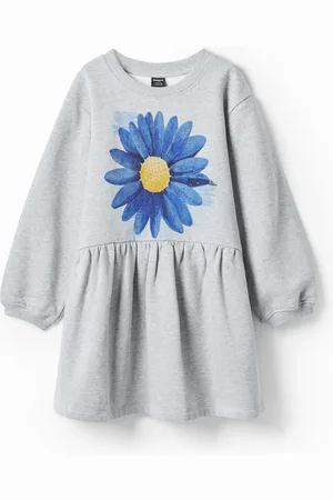 Desigual Vestito con illustrazione fiore
