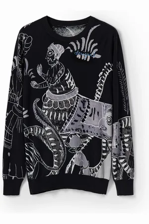 Desigual Maglione sottile stampato India