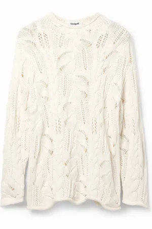 Desigual Maglione oversize traforato