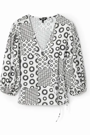 Desigual Blusa incrociata patch
