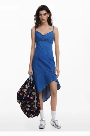 Desigual Abito midi in denim