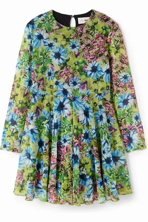 Desigual Abito maniche lunghetulle floreale