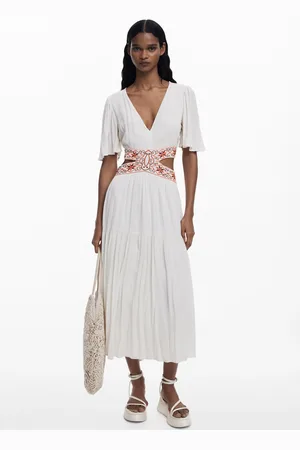 Desigual Abito cut-out ricamato