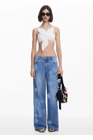 Desigual Jeans Wide Leg floreali Tyler McGillivary