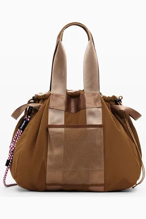 Desigual Borsa media in nylon reversibile