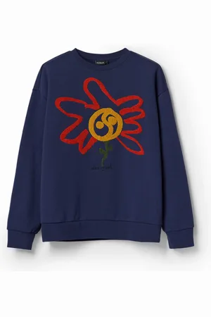 Desigual Felpa fiore luna