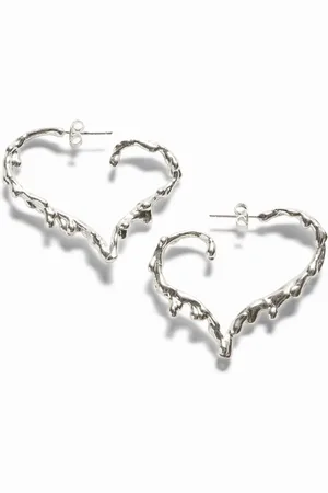 Desigual Orecchini cuore placcati argento Zalio