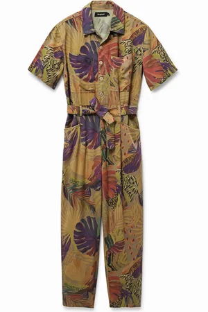 Desigual Salopette Tencel â"¢camoflower