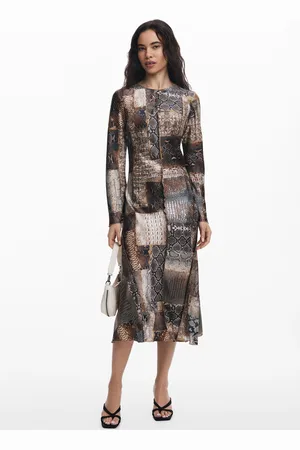 Desigual Abito fluido animalier