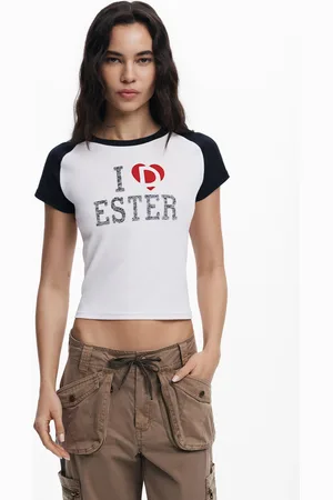 Desigual Maglietta "I love Ester"