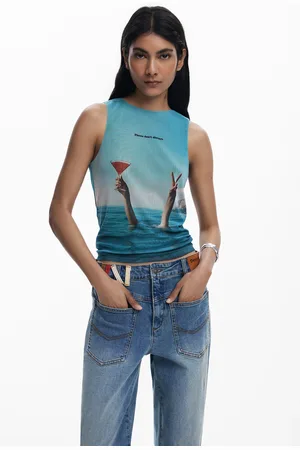 Desigual Canottiera mare