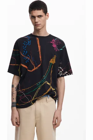 Desigual Short-sleeve T-shirt with drawings