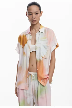 Desigual Camicia a maniche corte tie-dye