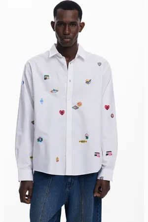 Desigual Long-sleeve shirt with drawings
