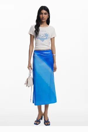 Desigual Tie-dye Midiskirt