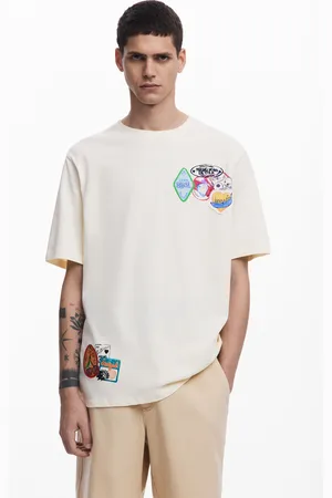 Desigual Maglietta a maniche corte ricamata