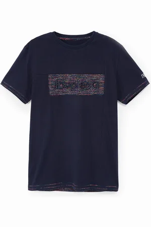 Desigual Maglietta in jacquard 100% cotone