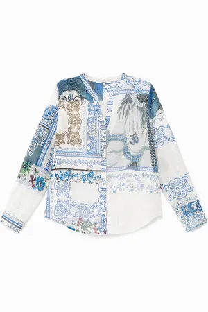 Desigual Camicia indiana 100% cotone