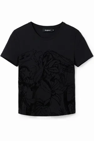Desigual T-shirt illustrazione rilievo