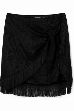 Desigual Minigonna incrociata frange