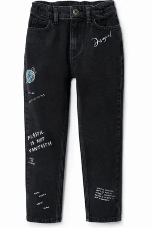 Desigual Jeans testo fatto a mano
