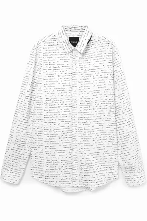 Desigual Camicia slim fit lettering