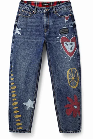 Desigual Jeans a cuore dritto