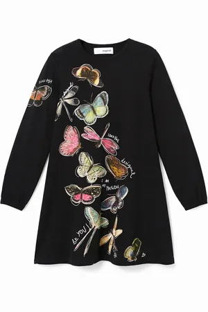 Desigual Vestito chemisier farfalle