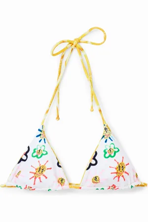 Desigual Top bikini triangolo reversibile