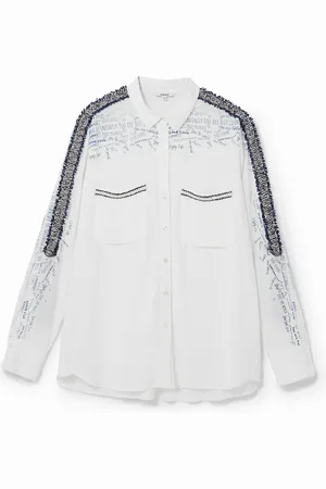 Desigual Camicia fregi scritte