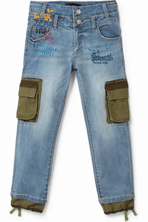 Desigual Jeans ibridi patch cargo