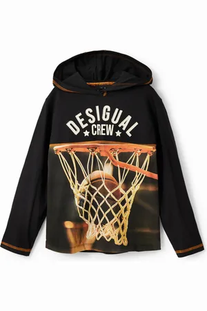 Desigual Maglietta basket cappuccio