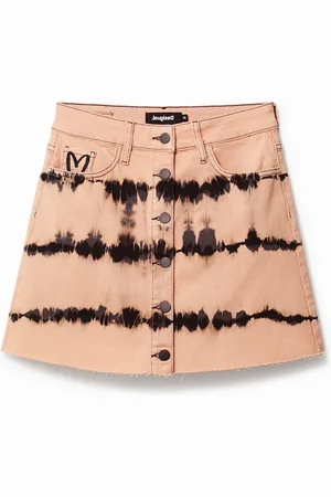 Desigual Minigonna jeans tie-dye