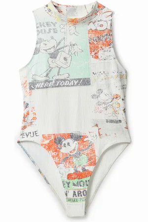 Desigual Body con illustrazioni di cartoline